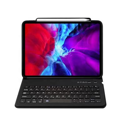 China Luxury Ultra Slim Flip Case 2021 Business PU Leather Radio BT Keyboard Case For iPad Pro 11 for sale