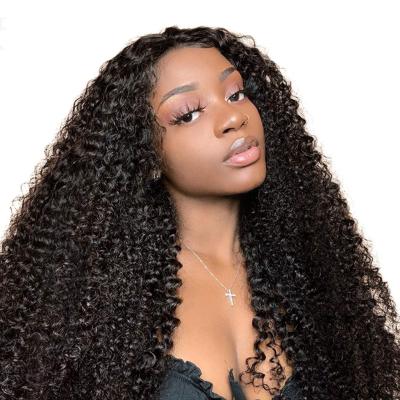 China Jerry Curl HD Full Lace Human Hair Wigs For Color Women, Transparent Lace Front Wig Wholesale Virgin Brazilian Hair for sale