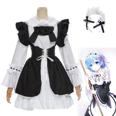 China Halloween Party Costume New Cute Japanese Girl Cosplay Costume Adult Maid Outfit Lolita Halloween Costumes Anime Clothing for sale