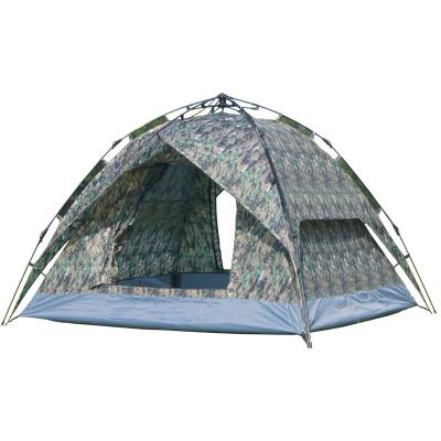 China Factory Direct Sales Camouflage/Factory Direct Sales Camouflage Tent Double Deck Double Door 3-4 People Gear Auto Open Tent Outdoor Camping Field Game for sale