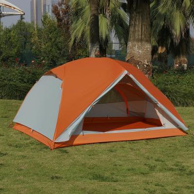 China Camping Tent Factory Direct Sales Double Deck Outdoor Double Corner Four Corner Tent Field Thickened Rainproof Camping Tent for sale