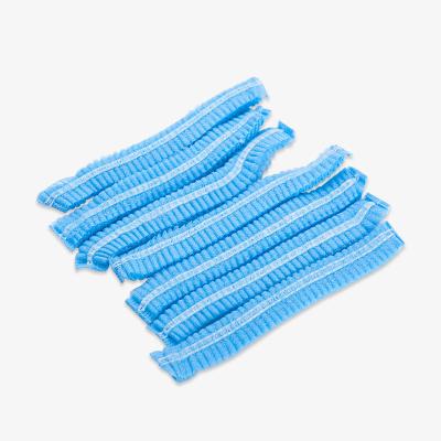 China Soft Surgical Disposable Clip Inflatable Nonwoven Round Cap for sale