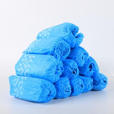 China Hospital No Slip Printed Disposable PP Shoe Covers Line Cleaning Shoe Cover for sale