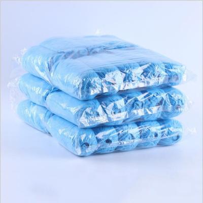 China Blue Non Woven Disposable Hospital PP Surgical Shoe Cover for sale