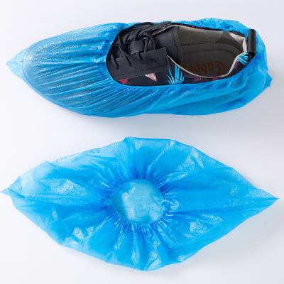 China Disposable Waterproof Hospital Consumables CPE Foot Shoe Cover for sale