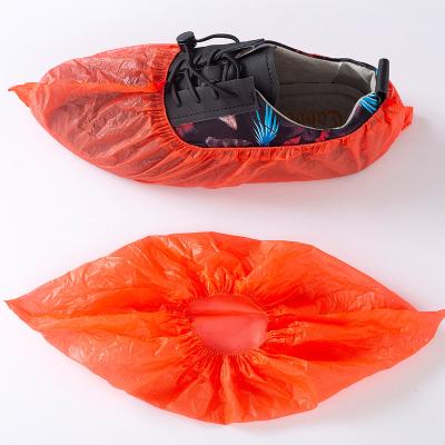 China Personal Care Disposable Waterproof Plastic CPE Shoe Cover For Indoor Outdoor Use for sale