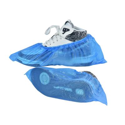 China CPE/PE/PP/Non-woven for staff plastic CPE pp shoe cover laminated non-woven disposable non-woven waterproof medical pp shoe cover for sale