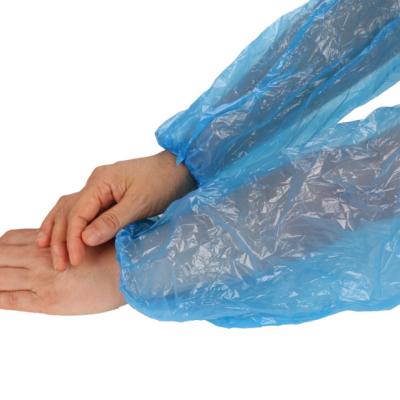 China Strong Disposable PE Plastic Transparent Sleeve Cover / Oversleeve for sale