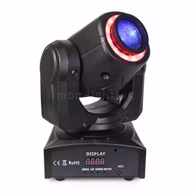 China 2019 Hot Sale DMX 30W White RGB 3-in-1 Full Color Mini LED Small Moving Head Spot Wash Stage Lights for sale