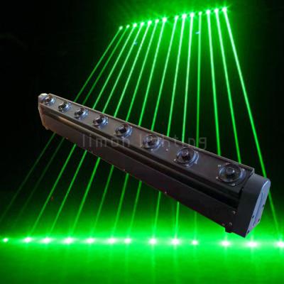 China Moving Head 8 Eyes Single Green DJ Club Disco Laser Bar Lights for sale