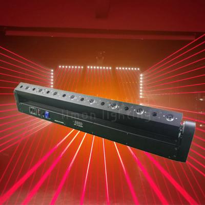 China American Dj Disco Lights 8 Eyes 500mW Red LED Laser Beam Bar Light for sale for sale