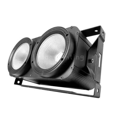 China 2019 New Arrival 2X100W 2 Eyes RGBW 4in1 COB LED Audience Stage Blinder Light for sale