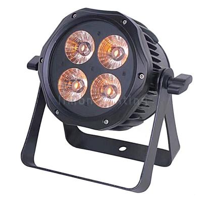 China High Quality 4x15W RGBWA 5in1 Mini Outdoor IP65 DMX512 LED Slim Par Lights China for sale