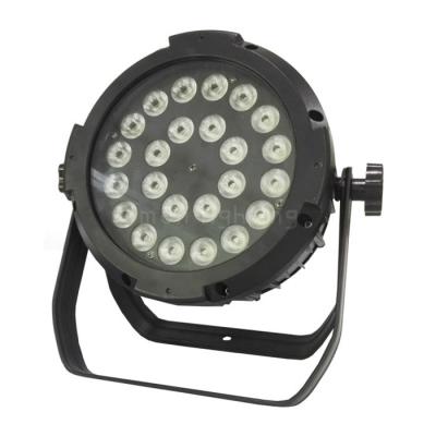 China High Lumen 24x10W IP56 Aluminum RGBW 4in1 DMX LED Silent Flat Par Concert Light for sale