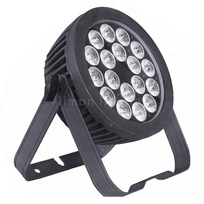 China Round Shape I8x18w RGBWAUV 6in1 Waterproof IP65 DMX LED Par 64 Lamp for sale