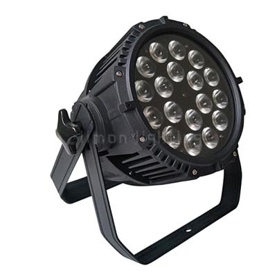 China Factory Direct Price Die-cast Aluminum Outdoor 18pcs 18w RGBWAUV 6in1 IP65 LED Par Light for sale