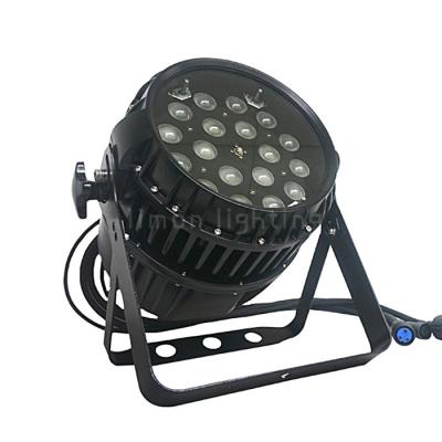 China 18x18w RGBWAUV 6in1 Waterproof LED Par Can Motorized Zoom DMX512 for sale