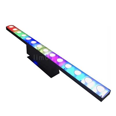 China Indoor IP20 14pcs 5W RGB 3in1 DMX Art-NET LED Pixel Bar Background Light 100cm for sale