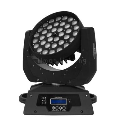 China 36x15w RGBWA 5in1 LED Moving Head Wash Zoom Rental Stage Lights for sale