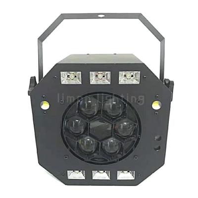 China UV Color Bee Eyes LED Strobe Laser Super 4in1 Mini Effect Stage Wedding Lights for sale