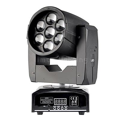 China 7x15w RGBW 4in1 quad colors Mini LED Moving Head Wash Zoom Stage Lights on Sales for sale