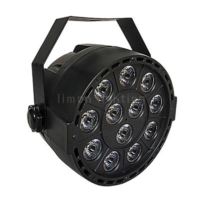 China China Cheap Indoor DMX 12pcs 1w RGBW Plastic Mini LED Slim Par Lights for sale