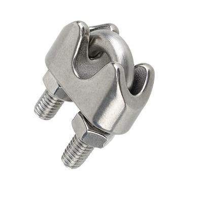 China Marine Rigging Hardware Stainless Steel DIN741 Wire Rope Clip (cable cleat) for sale