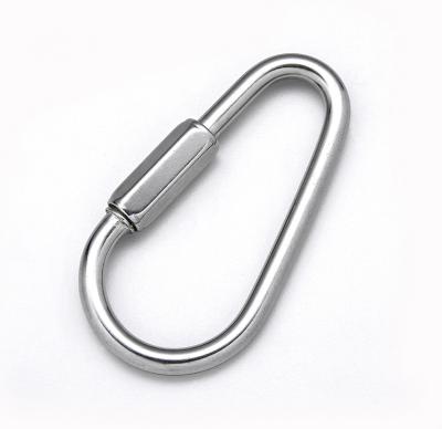 China Durable 1/4 Inch 6mm Pear Shaped Quick Link Marine Stainless Steel 316 for sale