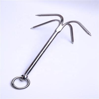 China Stainless Steel 316 Stainless Steel Marine Four Claw Anchor Material for sale