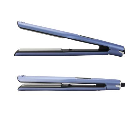 China Best Commercial Wide Flat Titanium Hair Straightener Salon Flat Iron MCH Portable Hair Styler And Curling Iron For Sale for sale