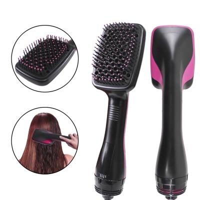 China Ionic Private Label One Multifunctional Hot Airbrush Hair Dryer Quick Step Styler Heat Up Blowout Brush for sale