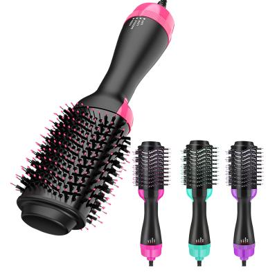 China Hotel Negative Ion Hair Dryer Brush 3 in 1 Multifunctional Hot Airbrush Hair Dryer and Styler for Women for sale