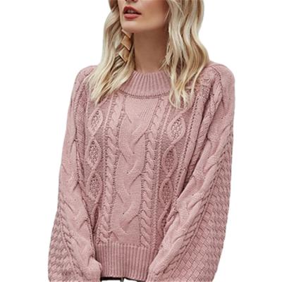 China 2020 New Winter Anti-wrinkle Stripe Loose Irregular T-shirt Color Matching Women's Sweater for sale