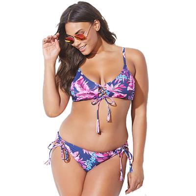 China 2019 Cikini non-toxic two-piece swimsuit plus size printing sexy bikini swimwear for sale