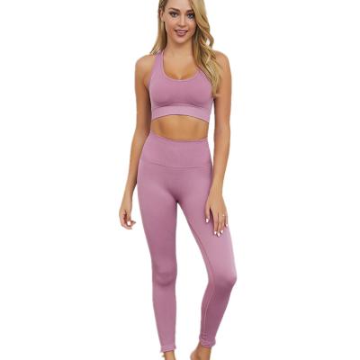 China 2019 Cikini Fitness Panty Sports Bra And Yoga Pants Legging Sets Breathable Yoga Set Gym for sale