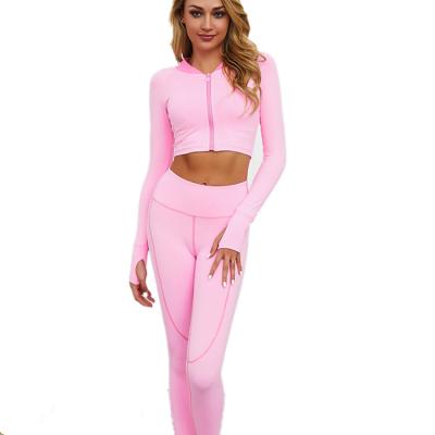 China NEW Design Breathable Cikini Yoga Wear Clothing Set Sexy Ladies Sports Wear for sale