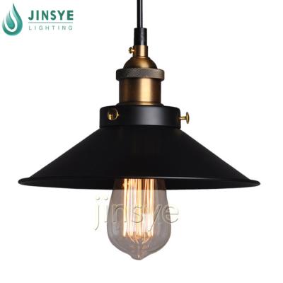 China Industrial Warehouse Metal Black Pendant Light Indoor Pendant Lamp for sale