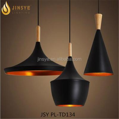 China Fancy black large beat restaurant home ceiling light in bronze for sale