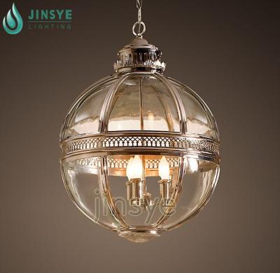 China Rustic Warehouse Hallway Metal Pendant Lamp Round Industrial Design Light for sale