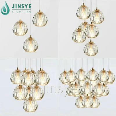 China Hotel Bedroom Lamp Vintage Glass Hanging Pendant Light for sale