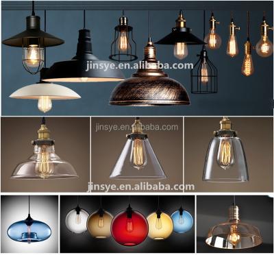 China Retro Loft Style Iron Chandeliers Ceiling Fixtures Bronze Light Cage Lamp Pendant Lighting for sale