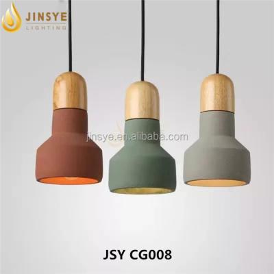 China Bronze Decorative Hanging Pendant Light Cement Pendant Lights Industrial Concrete Light for sale