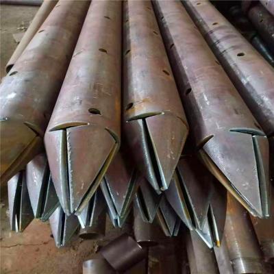 China Liquid pipe bolt grouting pipe used for seamless pipe shed pipe geological exploration in tunnel construction for sale