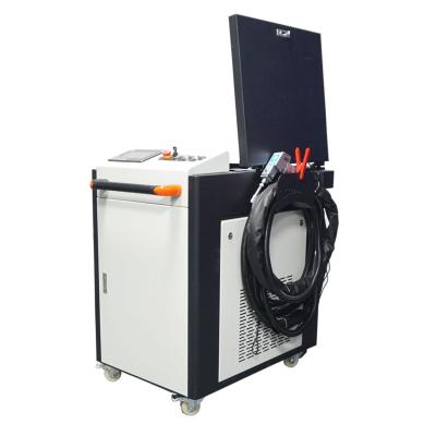 China Hotels 1000W Water Cooling Shimmy CW Laser Machine Fiber Laser Metal Steel Sheet Welding Handheld Welding Machine for sale