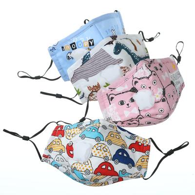 China Lovely reusable children/kids patterns cartoon air pollution wind cotton cloth cloth face mouth dust msk for sale