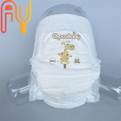 China Plain Weave Q Shape ChocoBaby Baby Pull Up Pants With Ultra Thin Absorbent Core for sale