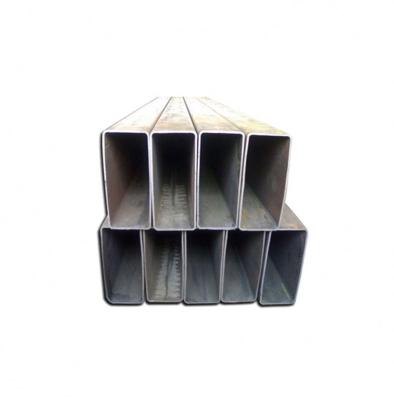 China Ms. Erw Hollow Section Construction Factory Sales Direct Rectangular Pipe Cavity Iron Pipe Welded Black Steel Tube for sale