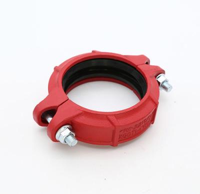 China High Qualified Water OEM Customized Pipe Fittings Bond Rigid Coupling Painted for sale