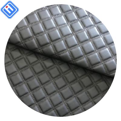 China Fashion Quilted Car Mats Fit Leather Car Mats PVC Leather Waterproof For Car Mat New Design for sale