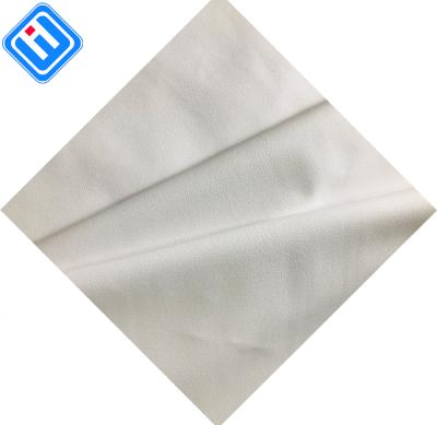 China Wholesale Waterproof White Color Lychee Design PVC Faux Leather For Printing Sublimation Synthetic Leather for sale